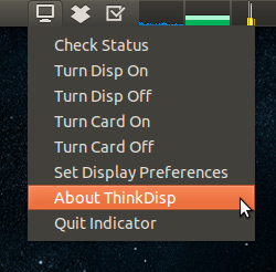 thinkdisp menu